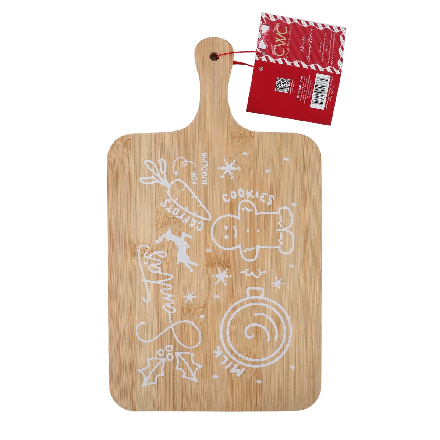 Cook With Color Bamboo Cutting Board Ð Durable Eco-Friendly Board for Holiday Cooking, Baking & Entertaining