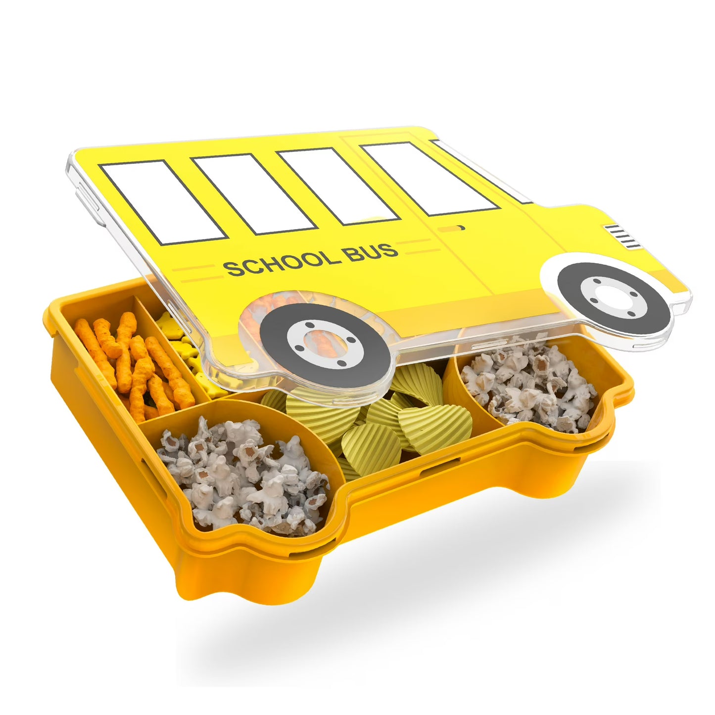Cook With Color Snack Box Container for Kids Lunch Box Snackle Box,