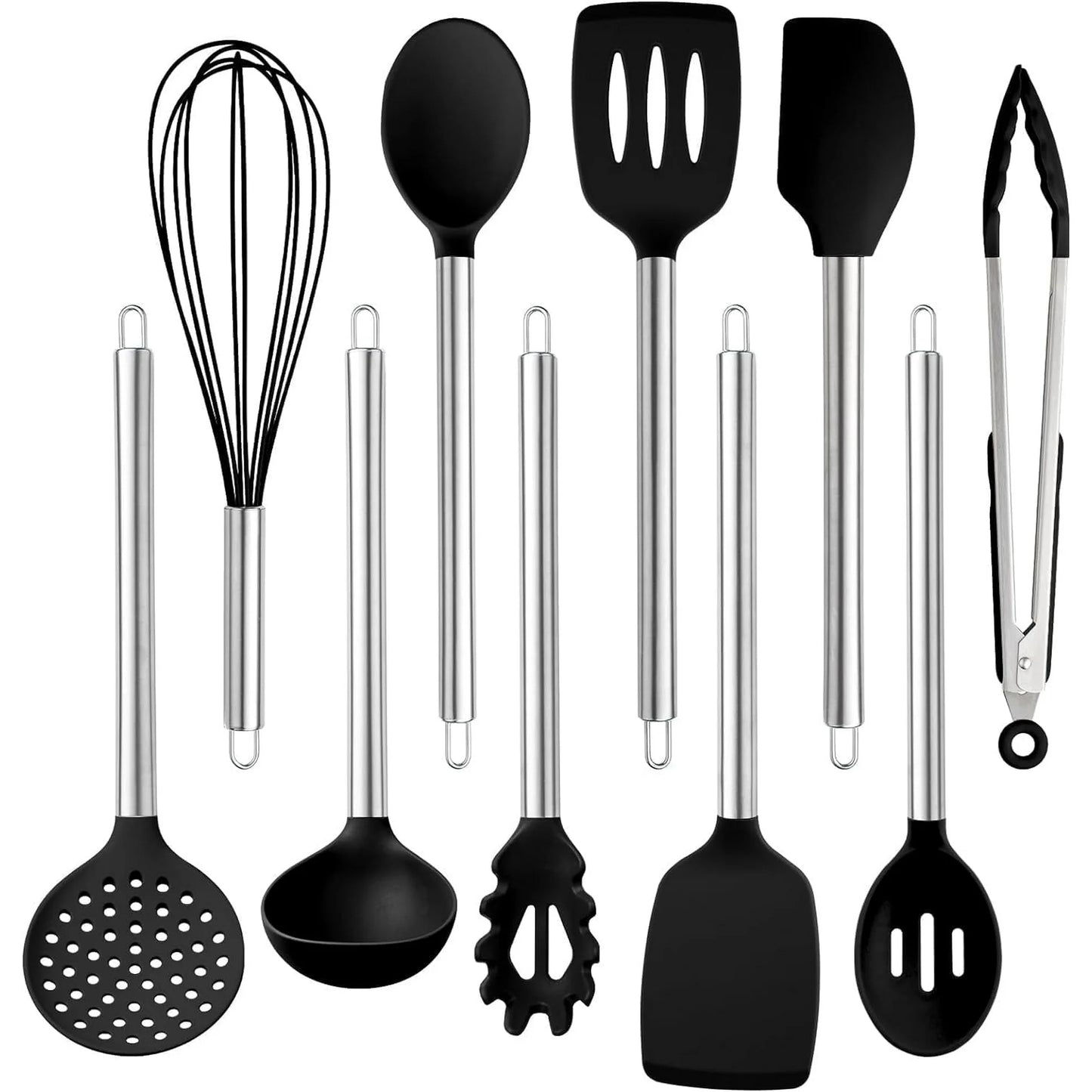 COOK WITH COLOR 10-Pc Cooking Utensils Set Kitchen Gadgets & Essentials