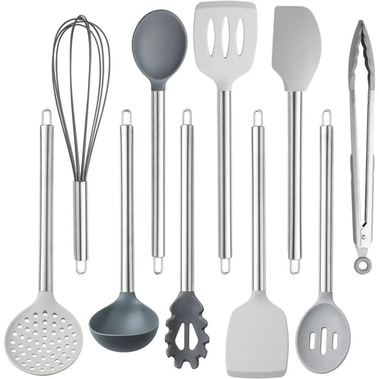 COOK WITH COLOR 10-Pc Cooking Utensils Set Kitchen Gadgets & Essentials