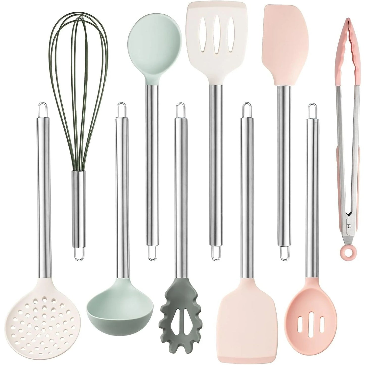 COOK WITH COLOR 10-Pc Cooking Utensils Set Kitchen Gadgets & Essentials