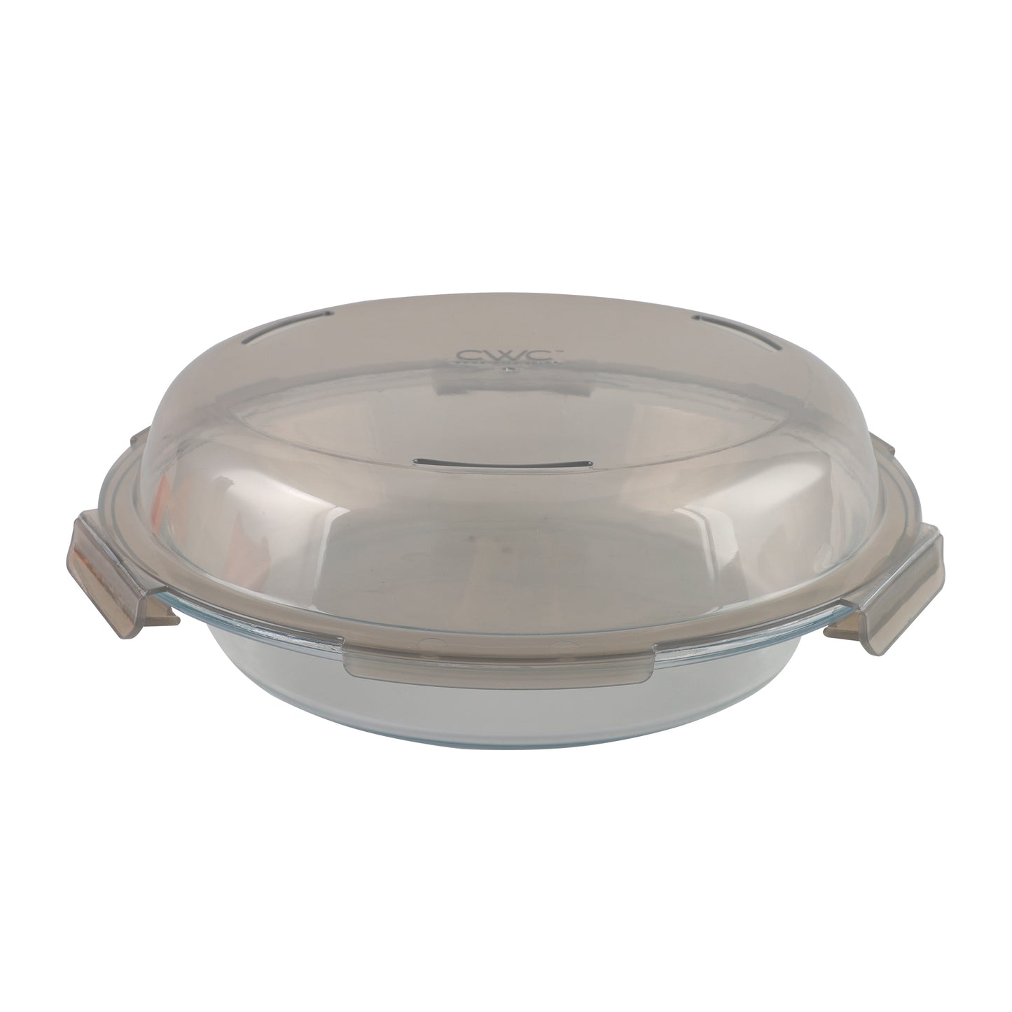 Cook With Color Glass Pie Dish with Lid, 9-Inch, BPA-Free Borosilicate, Microwave & Dishwasher Safe