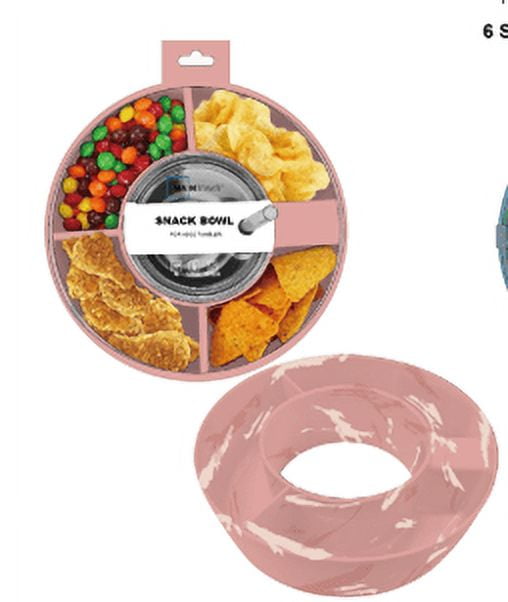 Mainstays Tumbler Topper Snack Bowl, Pink Ð Fits Most Tumblers
