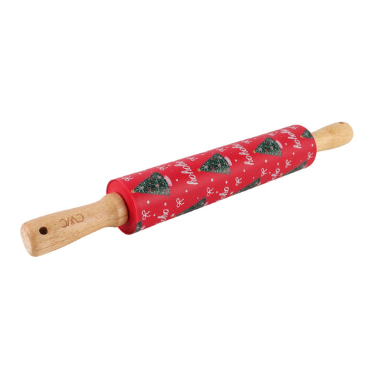 Cook With Color 16.9Ó Silicone Rolling Pin Ð Durable Non-Stick Baking Tool for Holiday Cookies & Pastries