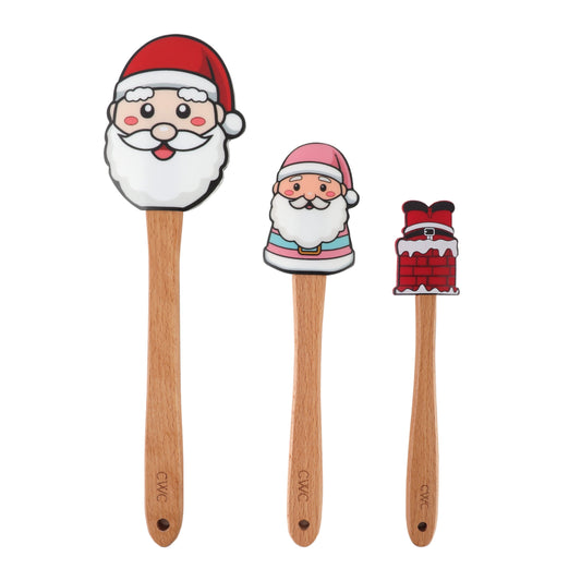 CWC 3PC SPATULA SET 12+10+8 - SANTA