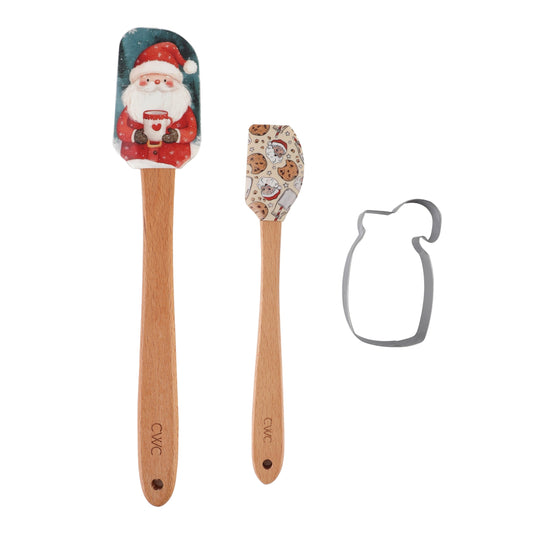 CWC C3PC SPATULACOOKIE CUTTER - PINK/COCO