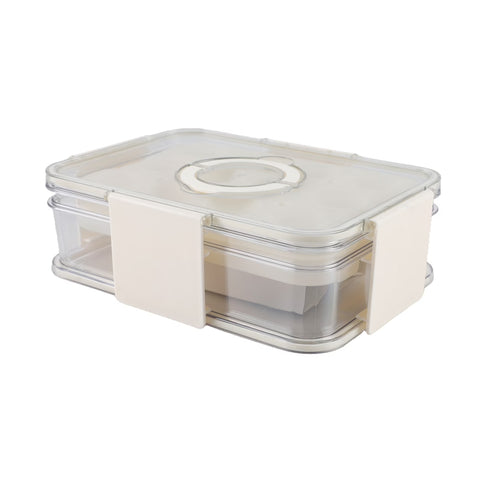 Cook with Color 2 Level Egg Carrier with Ice Packs, a Practical Choice to Keep Your Eggs Chilled for Family Gatherings, Party Transportation, and Storage