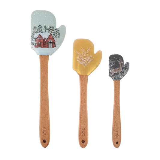 CWC 3PC MIT SPATULA SET 12+10+8-Gren.Gold